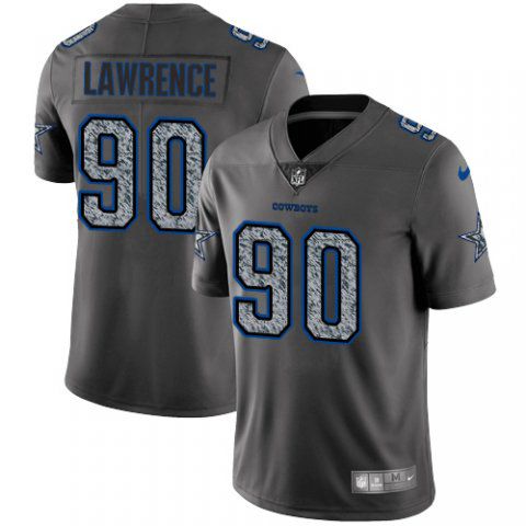 Men Dallas cowboys #90 Lawrence Nike Teams Gray Fashion Static Limited NFL Jerseys->detroit lions->NFL Jersey